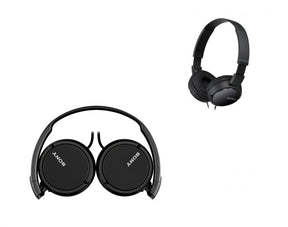 Casti Sony MDRZX110B, Frecventa (Hz) 12 - 22.000, Impedanta (ohmi) 24, Conector Stereo mini in forma de L, placat cu aur, difuzor 30 mm, negru