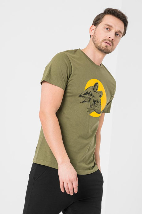 TRICOU CASUAL CIUCAS BARBATI KAKI-S