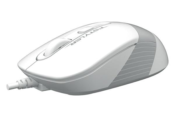Mouse A4tech FM10, cu fir, alb