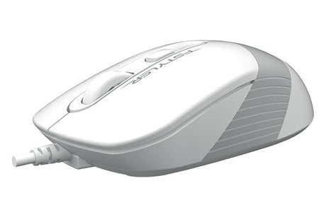 Mouse A4tech FM10, cu fir, alb