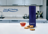 TERMOS  INOX  450 ML, CU INDICATOR LED  PENTRU TEMPERATURA, ALBASTRU, ART OF DINNING BY HEINNER