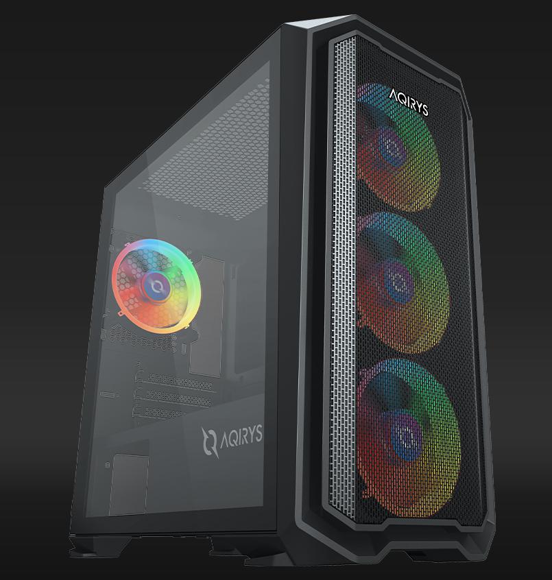 Carcasa Aqirys Wezen Midi Tower Black RGB