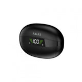 Casti Akai BTE-J350 wireless, bluetooth 5.3, putere intrare incarcare 5V 250mA, răspuns în frecvență: 20Hz ~ 20KHz, negru