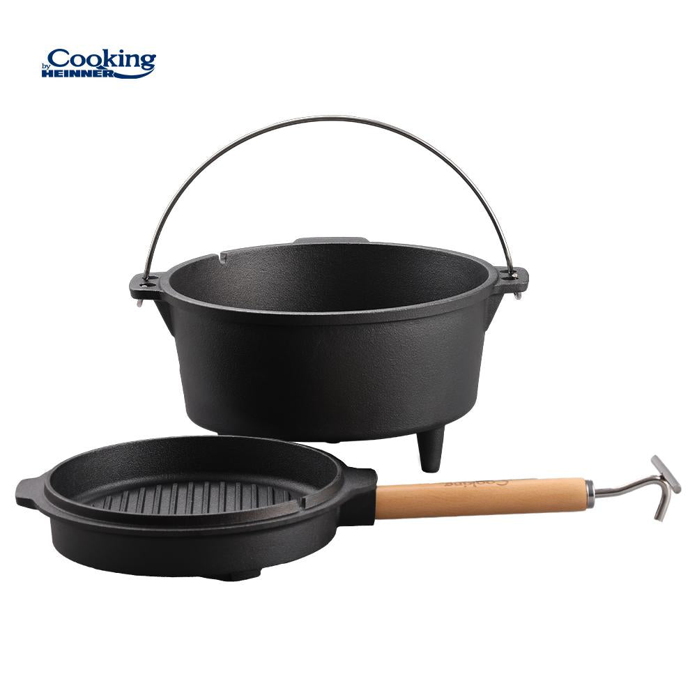 CEAUN FONTA PURA + CAPAC DIA 31.5 CM, 9 L, NATURE, COOKING BY HEINNER