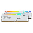 Memorie RAM Kingston FURY Beast RGB White 32GB DDR5 6000MHz CL30 Dual Channel Kit
