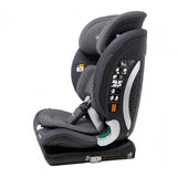 Scaun auto I-size U-Grow Goldfix Plus, isofix, 76-150 cm (9-36 kg), boxa bluetooth, gri