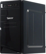 Carcasa Spacer Moon, ATX, Mid Tower NEGRU