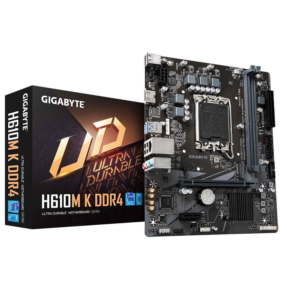 Placa de baza Gigabyte H610M K LGA 1700