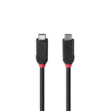 Cablu Lindy 1m USB4 240W Type C, 40 Gbps, Black Line
