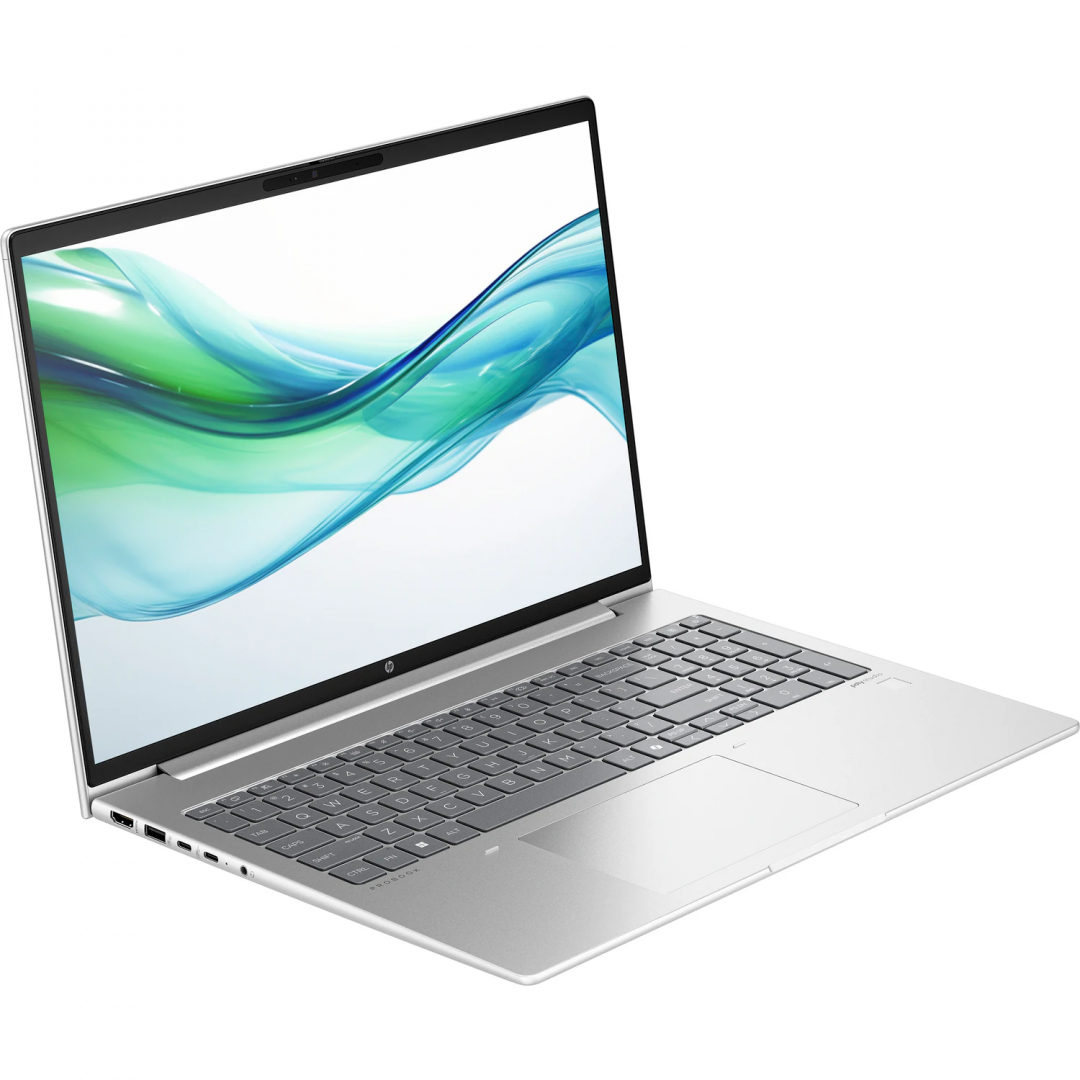 Laptop HP ProBook 460 G11 cu procesor Intel Core U7-155U 12-Core (1.7GHz, up to 4.8GHz, 12MB), 16.0 inch WUXGA, Intel Graphics, 16GB DDR5, SSD, 512GB Pcle NVMe, Windows 11 Pro 64bit, Silver, 3yw