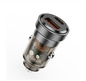 Incarcator auto Lemontti putere iesire 45W, dual Port PD Type-C + USB QC, incput: DC 12-24V, USB OUTPUT(45W), 5V/3A,4.5V/5A,5V/4.5A,9V/3A,12V/3A(15V/3A,20V/2.25A), TYPE C OUTPUT(45W)：5V/3A,4.5V/5A,5V/4.5A,9V/3A,12V/3A,15V/3A,20V/2.25A