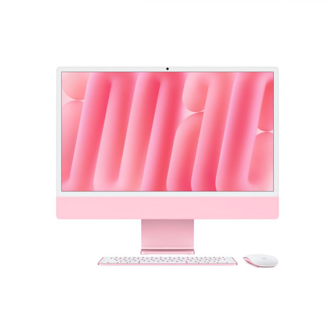 Apple iMAC 24" Retina 4.5k/ Apple M4 (CPU 8-core, GPU 8-core, Neural Engine 16-core)/16GB/256GB - Pink - INT KB (2024)