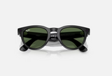 RayBan Meta HEADLINER Low Bridge Fit - Shinny Black - G-15 Green GEN2