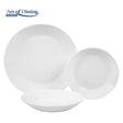 SERVICIU MASA DIN OPAL ALB 18 PIESE, ELYA, ART OF DINING