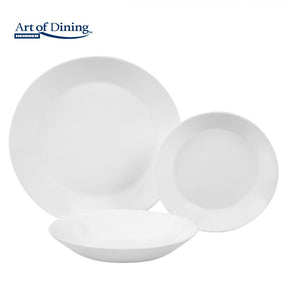 SERVICIU MASA DIN OPAL ALB 18 PIESE, ELYA, ART OF DINING