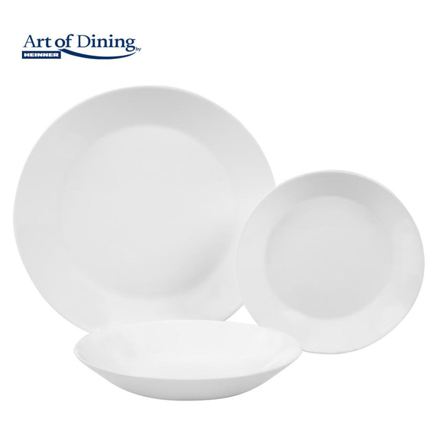 SERVICIU MASA DIN OPAL ALB 18 PIESE, ELYA, ART OF DINING