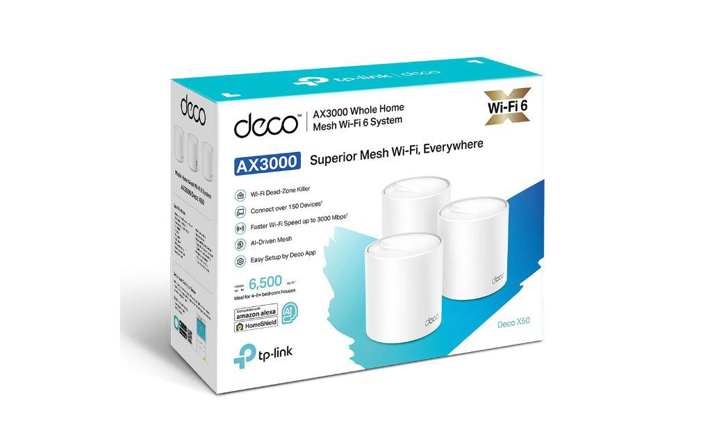 Router wireless TP-LINK Deco X50, WIFI 6, Mesh, Dual Band