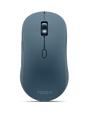 Mouse silentios Bluetooth Lenovo Yoga; pana la 4000DPI; tip: full size ambidextru; senzor: IR optic; numar de butoane: 6 (programabile); conectivitate: Bluetooth 5.3, se poate conecta la 3 dispozitive; greutate: 88g; compatibil cu Windows 10, Windows 11; include 1 x baterie de tip AA; culoare