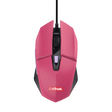 Mouse Trust GXT110W Felox cu fir,  6400 DPI, roz