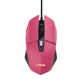 Mouse Trust GXT110W Felox cu fir,  6400 DPI, roz