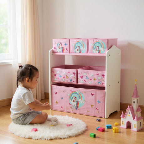Dulap depozitare jucarii Unicorns,U-Grow