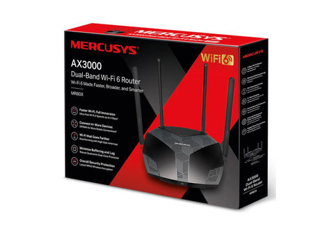 Router wireless MERCUSYS AX3000 Dual-Band Wi-Fi 6 Router, WIFI 6, Dual Band