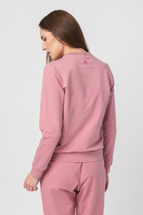 BLUZA COTON CASUAL FEMEI PINK-L
