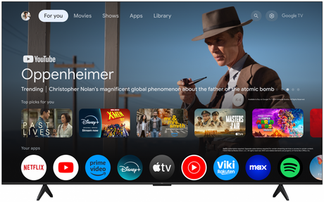 Televizor TCL QLED 85T69C, 215 cm, Smart Google TV, 4K Ultra HD, (Model 2025)