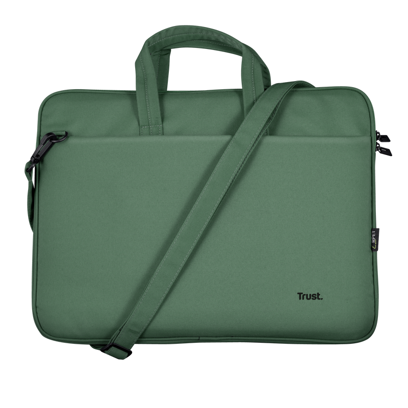 Geanta laptopuri Trust Bologna Eco 16", verde
