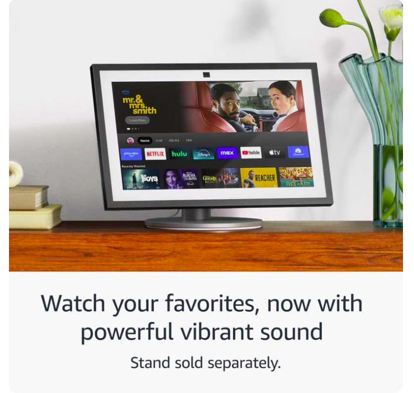 Amazon Echo Show 15 Fire TV Alexa Black