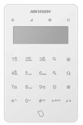 Tastatura LCD pentru AX PRO DS-PK501LTM-HWE;314300669 Ecran LCD Armare one-touch(fără parolă) 2 intrari si 1 iesire