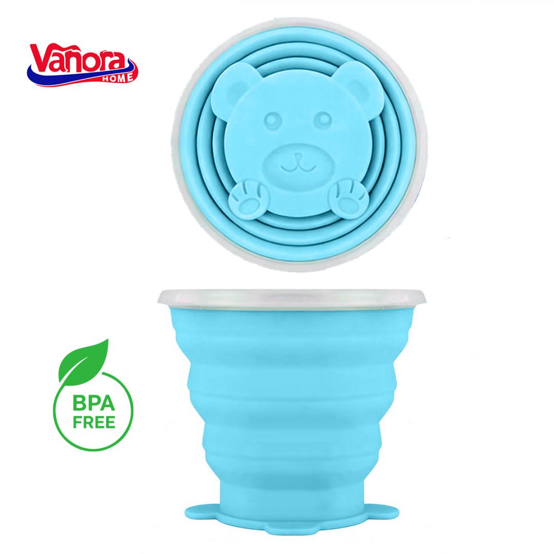 "PAHAR PLIABIL SILICON 270 ML  Material: Silicon Dimensiune: 9.5x8.5 CM Dimensiune pliat: 9.5x1.5 CM"
