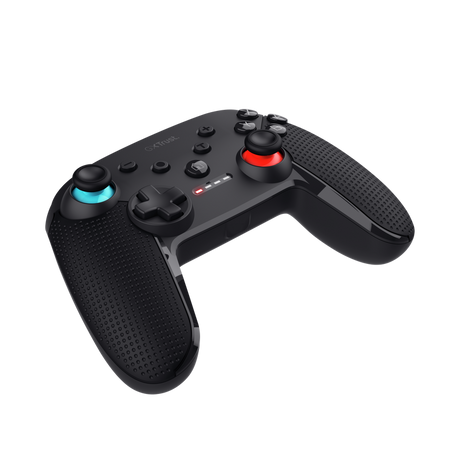 Controller wireless Trust Muta pentru consola Nintendo Switch, 15 butoane, controale: A, B, X, Y, L1, L2, L3, R1, R2, R3, reset, 8-way, start, select, d-input, negru