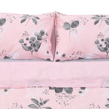Lenjerie Dubla BBC 4 piese, 132TC - Rose