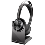 Casti Over-ear HP Voyager Focus 2, Cu fir, Noise-canceling, Negru