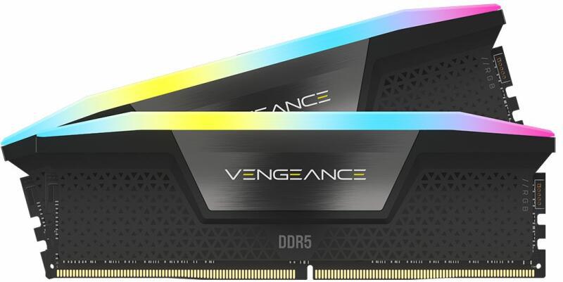 Memorie RAM Corsair Vengeance RGB 32GB DDR5 6000MHz CL36 Kit of 2