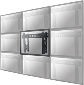 Suport perete Videowall individual pull-out Neomounts by Newstar, 32"-75", VESA 200x200~600x400, max load 50kg, profil 56-215mm, rotate +/-3°, micro-adjustment, lockable (lock not included), unul per monitor