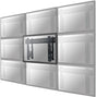 Suport perete Videowall individual pull-out Neomounts by Newstar, 32"-75", VESA 200x200~600x400, max load 50kg, profil 56-215mm, rotate +/-3°, micro-adjustment, lockable (lock not included), unul per monitor