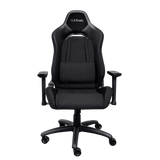 Scaun gaming Trust GXT 714 Ruya, greutate maxima suportata 150 kg, inaltime adjustabila scaun 10 cm, baza stea cu 5 roti, negru