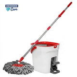SET CURATENIE CU PEDALA WASH&DRY, CLEAN STEP, ROSU