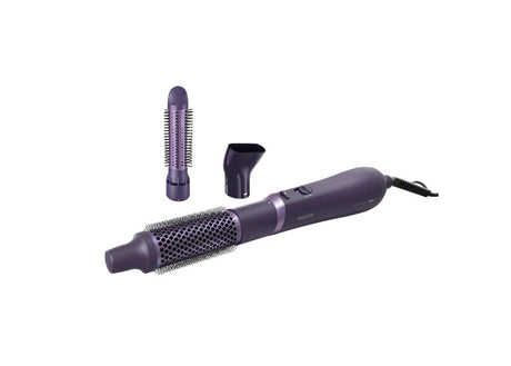 Perie cu aer cald PHILIPS Seria 3000 BHA305/00, 800W, Tehnologie cu ioni, 3 accesorii, Diametru perie 38mm, Setare temperatura de ingrijire si aer rece, Infuzata cu cheratina, L x A x I (mm) 61x281x201