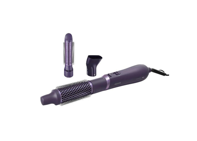 Perie cu aer cald PHILIPS Seria 3000 BHA305/00, 800W, Tehnologie cu ioni, 3 accesorii, Diametru perie 38mm, Setare temperatura de ingrijire si aer rece, Infuzata cu cheratina, L x A x I (mm) 61x281x201