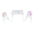 Set 2 scaune +birou Unicorns, U-Grow