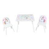 Set 2 scaune +birou Unicorns, U-Grow