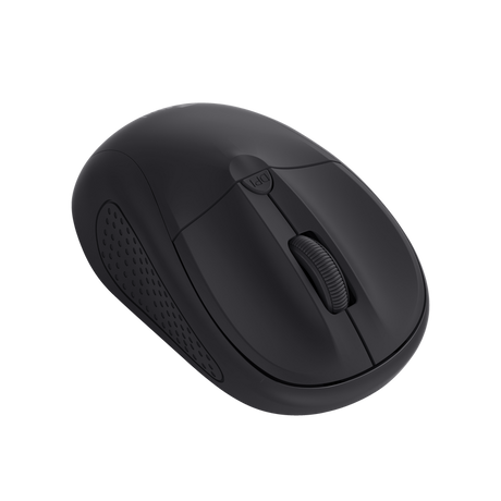 Mouse Trust Wireless optic, rezolutie 1600 DPI, negru