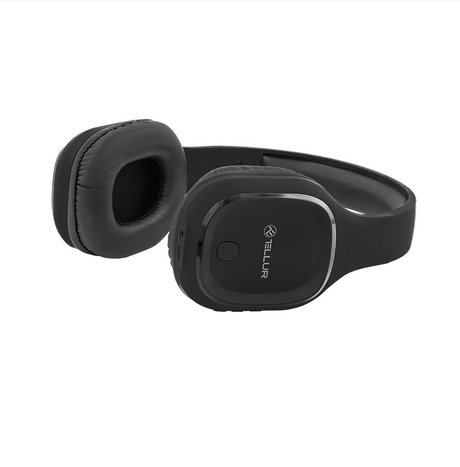 Casti Over-ear Bluetooth Tellur Pulse, Microfon, Negru