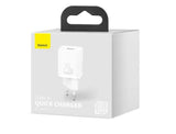 INCARCATOR retea Baseus Super Si, Quick Charge 20W, 1 x USB Type-C 5V/3A, alb
