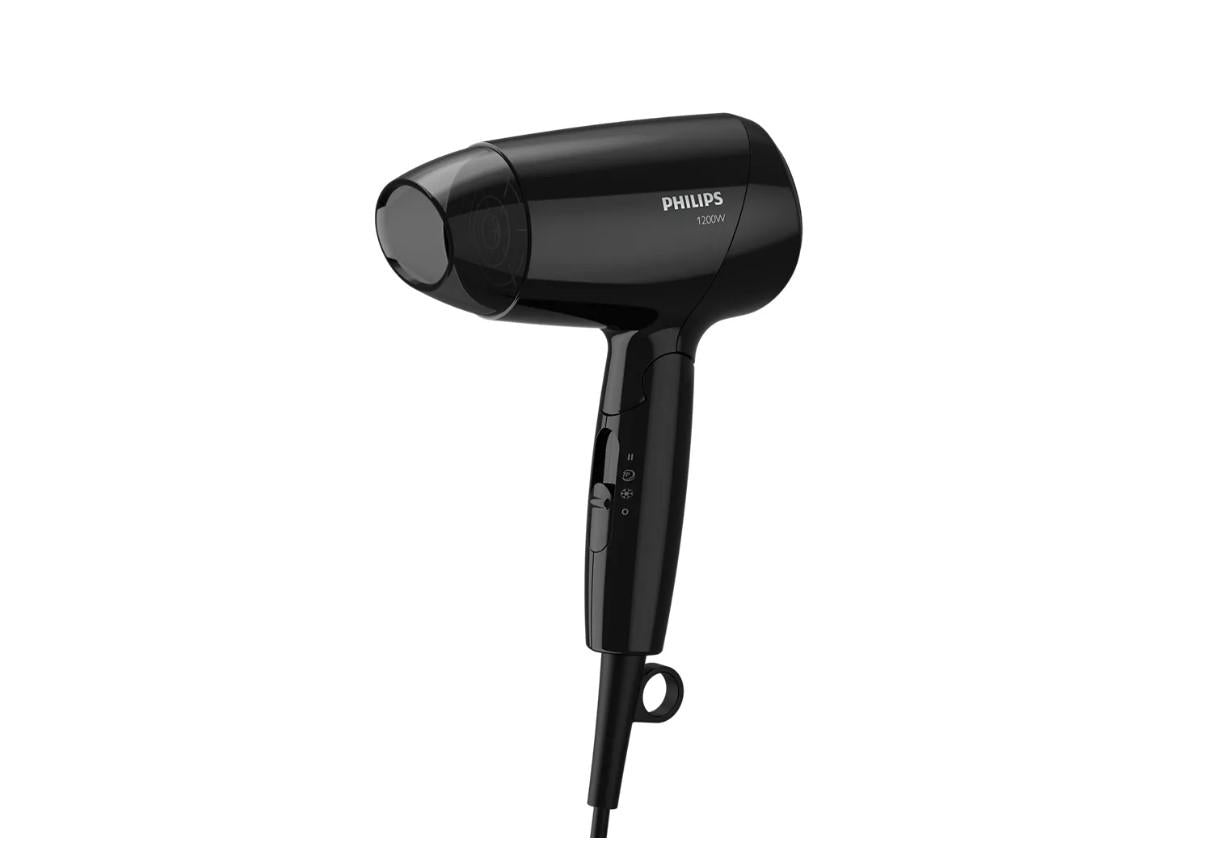 Uscator de par PHILIPS EssentialCare BHC010/10, 1200W, 3 viteze, 3 trepte, Temperatura, ThermoProtect, Negru, L x A x I (mm) 77x114x220