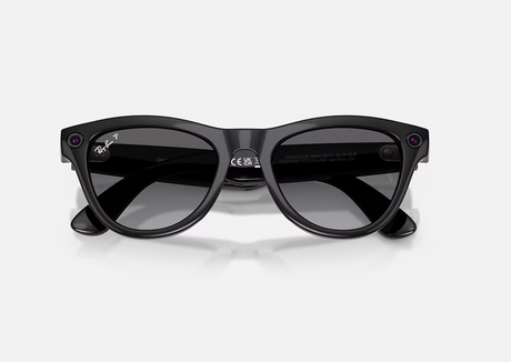 RayBan Meta SKYLER High Bridge Fit - Shinny Black - Graphite Gen2