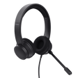 Casti Trust cu fir Ayda USB-ENC, noise cancelling, frecventa raspuns 20 Hz - 20.000 Hz, negru
